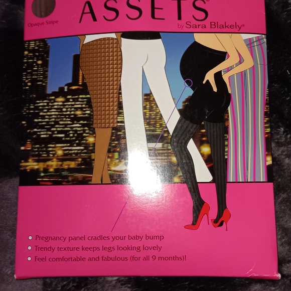 Marvelos Mama ASSETS by Sara Blakely Maternity Hosiery - Black - Picture 1 of 5